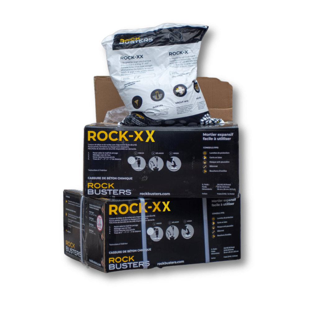 Rock XX Expanding grout for large holes