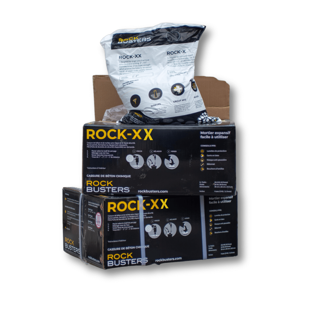 Rock XX Expanding grout for large holes